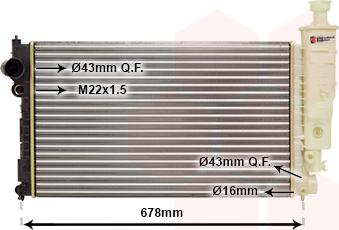 TQ TQ-40002125 - Radiator, engine cooling autospares.lv