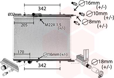 TQ TQ-40002300 - Radiator, engine cooling autospares.lv