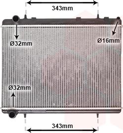 TQ TQ-40002259 - Radiator, engine cooling autospares.lv