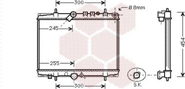 TQ TQ-40002202 - Radiator, engine cooling autospares.lv