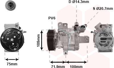 TQ TQ-4000K317 - Compressor, air conditioning autospares.lv