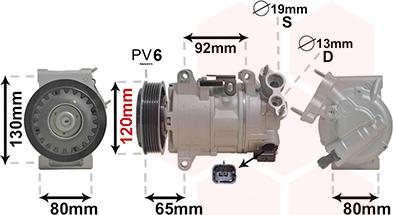 TQ TQ-4001K704 - Compressor, air conditioning autospares.lv