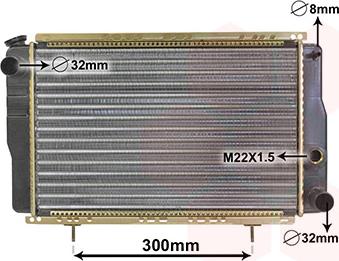 TQ TQ-43002001 - Radiator, engine cooling autospares.lv