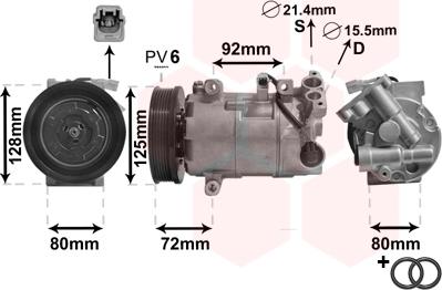 TQ TQ-4300K489 - Compressor, air conditioning autospares.lv