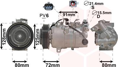 TQ TQ-4300K628 - Compressor, air conditioning autospares.lv