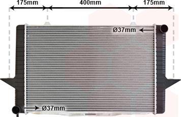 TQ TQ-59002063 - Radiator, engine cooling autospares.lv