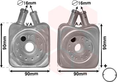 TQ TQ-58003106 - Oil Cooler, engine oil autospares.lv