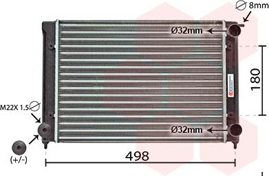 TQ TQ-58002040 - Radiator, engine cooling autospares.lv