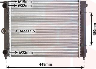 TQ TQ-58002038 - Radiator, engine cooling autospares.lv