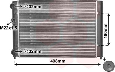 TQ TQ-58002028 - Radiator, engine cooling autospares.lv