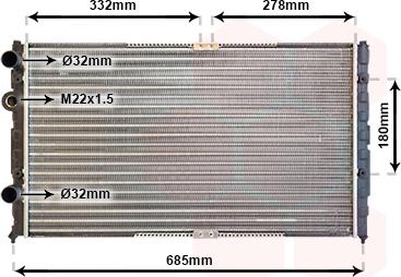 TQ TQ-58002191 - Radiator, engine cooling autospares.lv