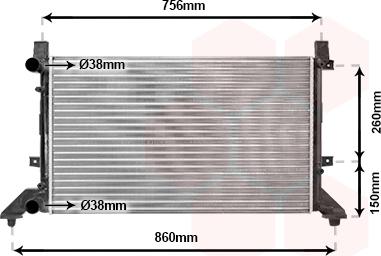 TQ TQ-58002155 - Radiator, engine cooling autospares.lv