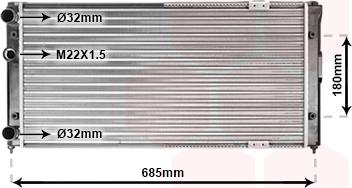 TQ TQ-58002156 - Radiator, engine cooling autospares.lv