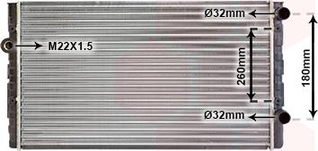 TQ TQ-58002104 - Radiator, engine cooling autospares.lv