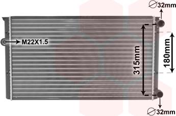 TQ TQ-58002105 - Radiator, engine cooling autospares.lv