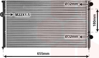 TQ TQ-58002102 - Radiator, engine cooling autospares.lv