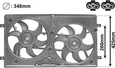 TQ TQ-5875749 - Fan, radiator autospares.lv