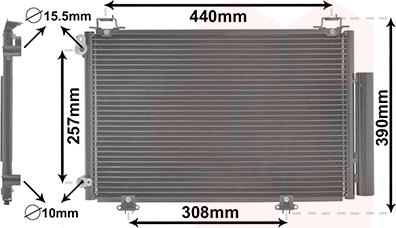 TQ TQ-53005267 - Condenser, air conditioning autospares.lv