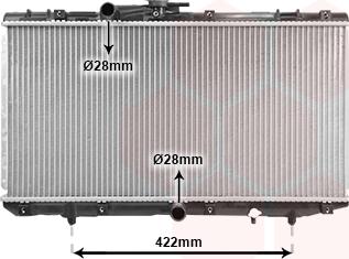 TQ TQ-53002149 - Radiator, engine cooling autospares.lv