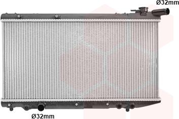 TQ TQ-53002124 - Radiator, engine cooling autospares.lv