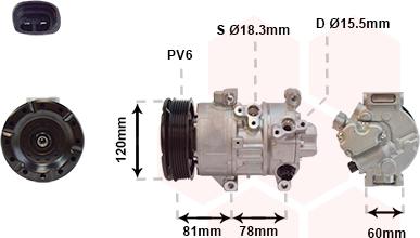 TQ TQ-5300K581 - Compressor, air conditioning autospares.lv