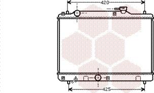 TQ TQ-52002034 - Radiator, engine cooling autospares.lv