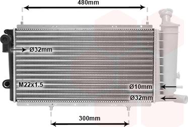 TQ TQ-09002033 - Radiator, engine cooling autospares.lv