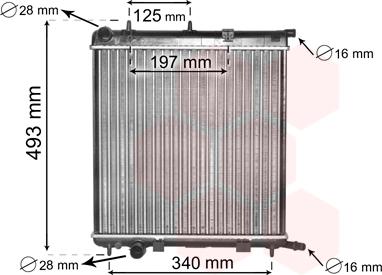 TQ TQ-09002188 - Radiator, engine cooling autospares.lv