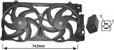 TQ TQ-0903749 - Fan, radiator autospares.lv