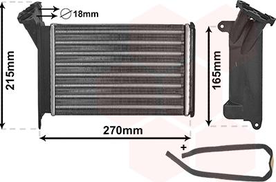 TQ TQ-06006005 - Heat Exchanger, interior heating autospares.lv