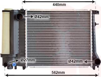 TQ TQ-06002081 - Radiator, engine cooling autospares.lv