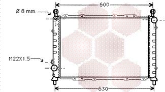 TQ TQ-01002055 - Radiator, engine cooling autospares.lv