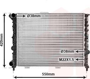 TQ TQ-01002069 - Radiator, engine cooling autospares.lv