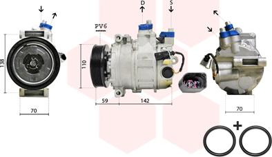 TQ TQ-0300K029 - Compressor, air conditioning autospares.lv