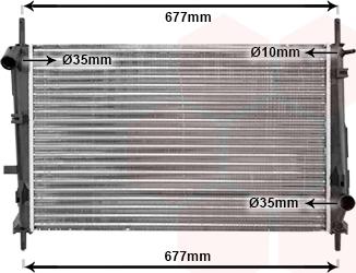 TQ TQ-18002185 - Radiator, engine cooling autospares.lv