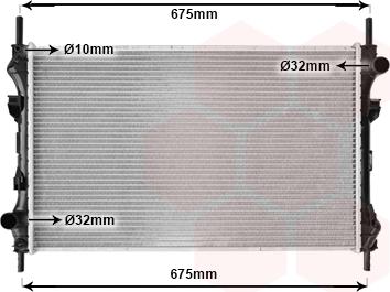 TQ TQ-18002319 - Radiator, engine cooling autospares.lv