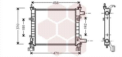 TQ TQ-18002260 - Radiator, engine cooling autospares.lv