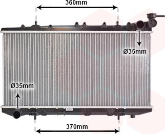 TQ TQ-13002102 - Radiator, engine cooling autospares.lv