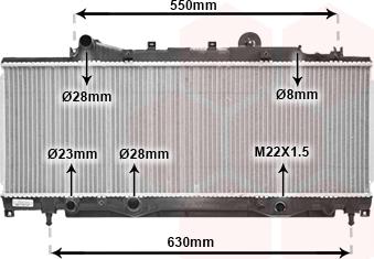 TQ TQ-17002149 - Radiator, engine cooling autospares.lv