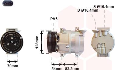 TQ TQ-8100K071 - Compressor, air conditioning autospares.lv