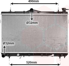 TQ TQ-82002044 - Radiator, engine cooling autospares.lv