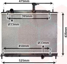 TQ TQ-82002170 - Radiator, engine cooling autospares.lv