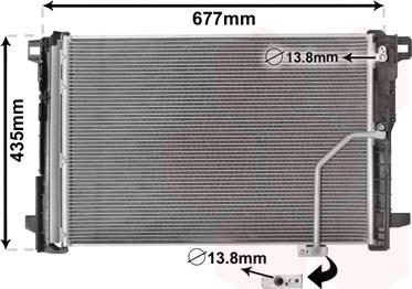 TQ TQ-30005450 - Condenser, air conditioning autospares.lv