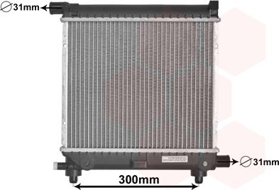 TQ TQ-30002039 - Radiator, engine cooling autospares.lv