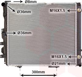 TQ TQ-30002072 - Radiator, engine cooling autospares.lv