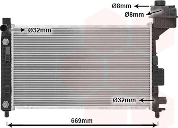 TQ TQ-30002248 - Radiator, engine cooling autospares.lv