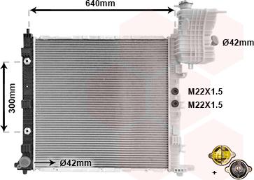 TQ TQ-30002243 - Radiator, engine cooling autospares.lv