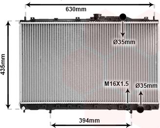 TQ TQ-32002064 - Radiator, engine cooling autospares.lv