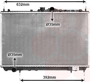 TQ TQ-32002111 - Radiator, engine cooling autospares.lv