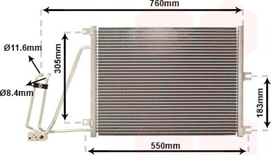 TQ TQ-37005265 - Condenser, air conditioning autospares.lv